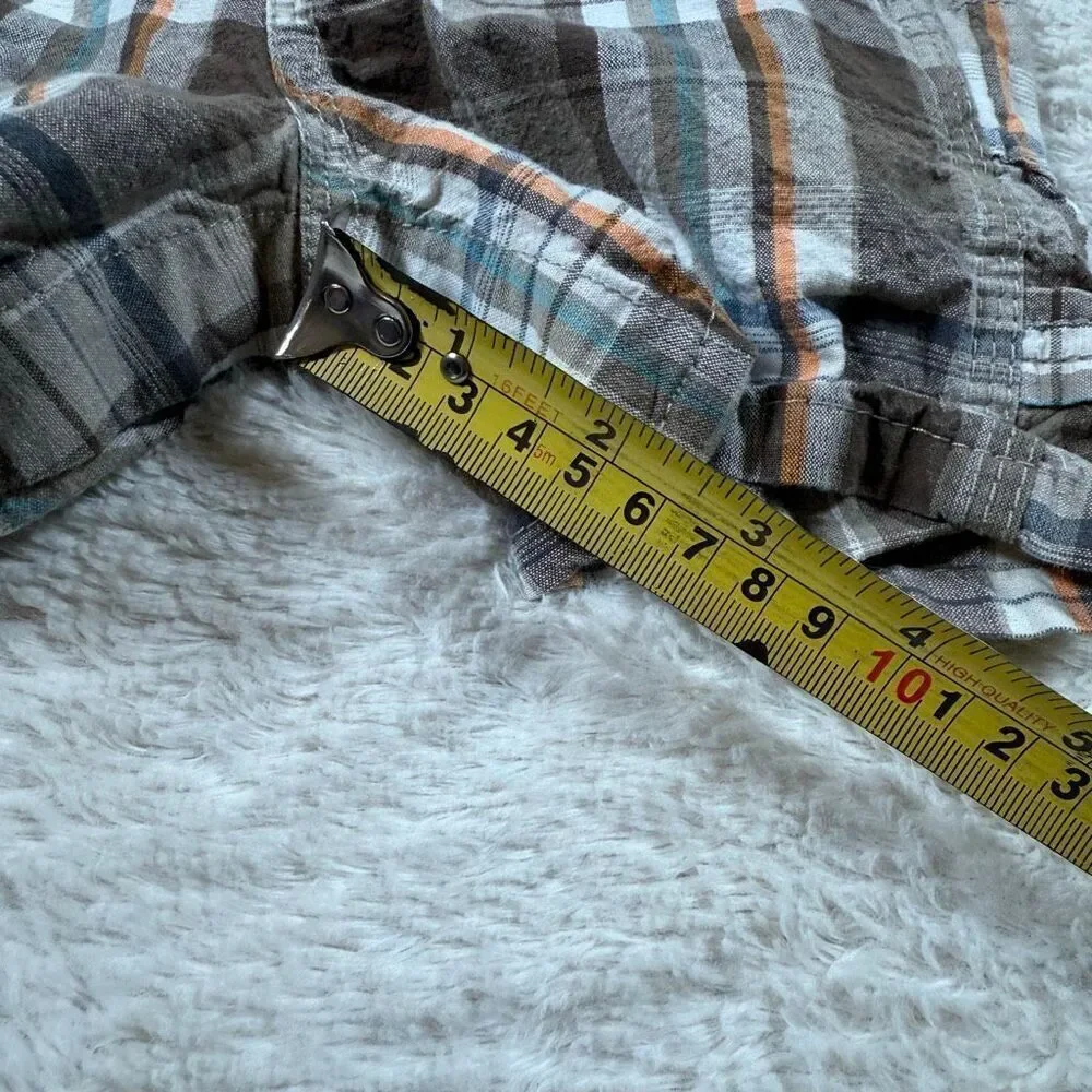 Vintage OshKosh B’Gosh Brown Plaid Boys Overalls